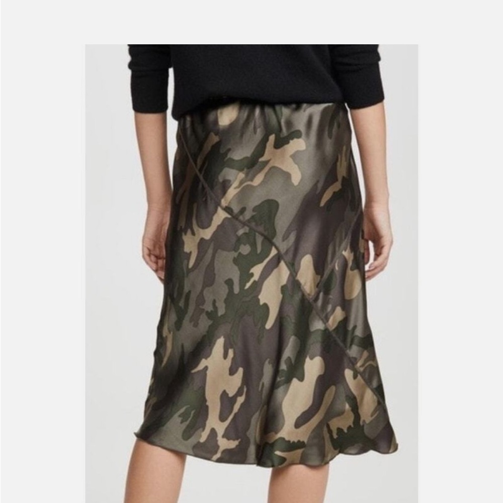 ATM Camo Silk Skirt, size small